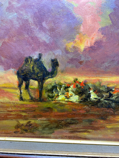OLIO SU CARTONE 1960/70