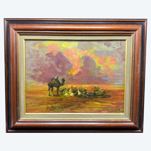 OLIO SU CARTONE 1960/70