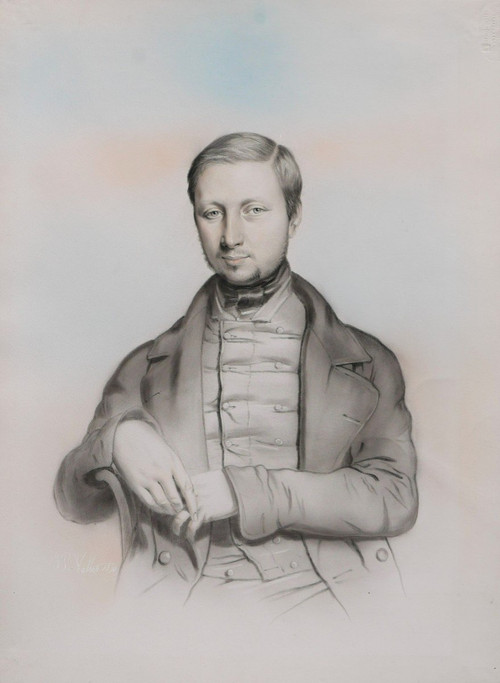 Jean-Pierre VALLET, Portrait of the printer Pierre Martial PLACE