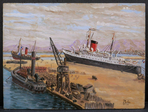 Scuola FRANCESE nel 1941, Il porto di Orano
