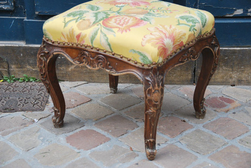 Stool Lous XV Italian 18th century