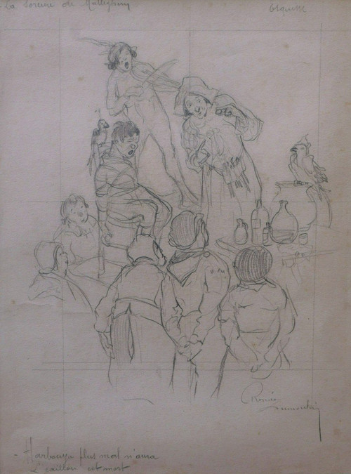 Roméo DUMOULIN, The Witch of Malleghem (sketch)
