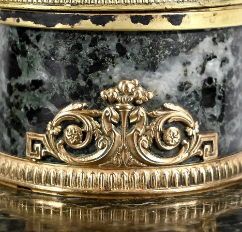 Encrier en Marbre et Bronze, style Empire – 1ère Partie XIXe