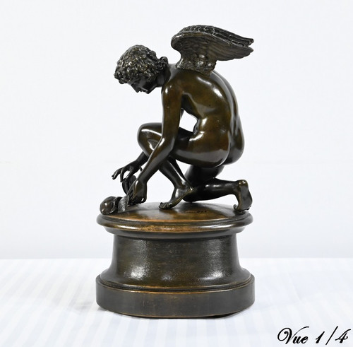 Bronze « L’Amour », signé A-D.Chaudet – Epoque XIXe