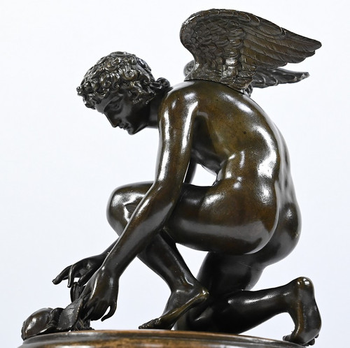 Bronze « L’Amour », signé A-D.Chaudet – Epoque XIXe