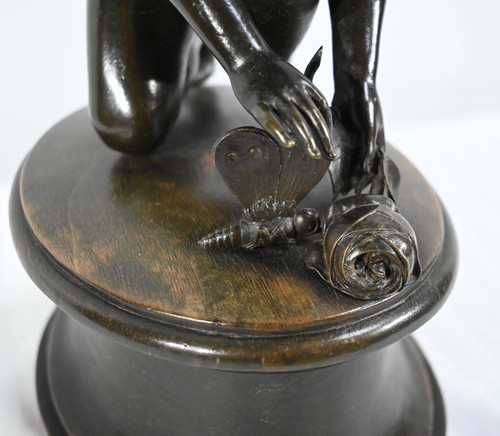 Bronze « L’Amour », signé A-D.Chaudet – Epoque XIXe