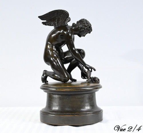 Bronze « L’Amour », signé A-D.Chaudet – Epoque XIXe