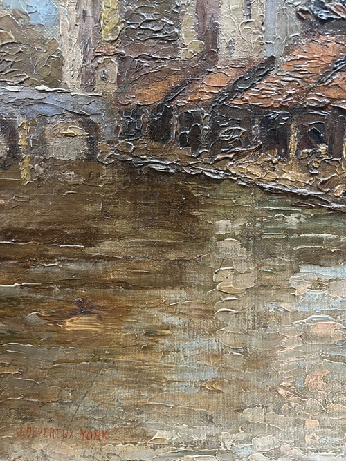 John Devereux-York (1865-?) – Amerikanische Impressionistenschule – Le Lavoir, 1890