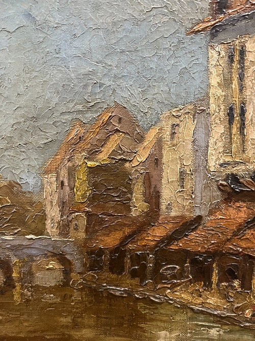John Devereux-York (1865-?) – Amerikanische Impressionistenschule – Le Lavoir, 1890