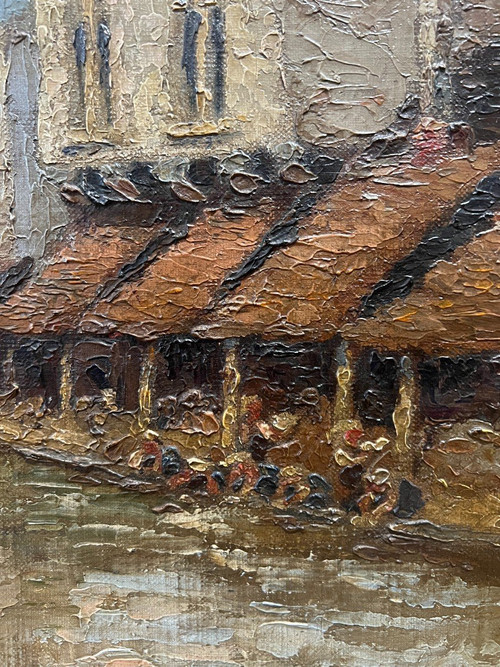 John Devereux-York (1865-?) – Amerikanische Impressionistenschule – Le Lavoir, 1890