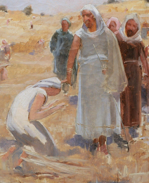 Francis COATES JONES, scena biblica in stile orientalista