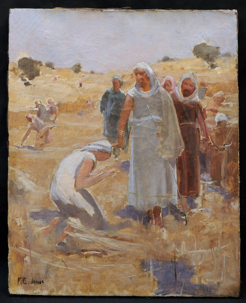 Francis COATES JONES, scena biblica in stile orientalista