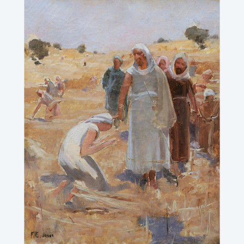 Francis COATES JONES, scena biblica in stile orientalista