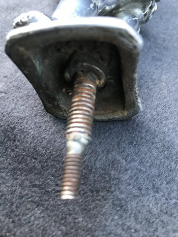 Automaskottchen aus vernickelter Bronze signiert Cardeilhac Paris