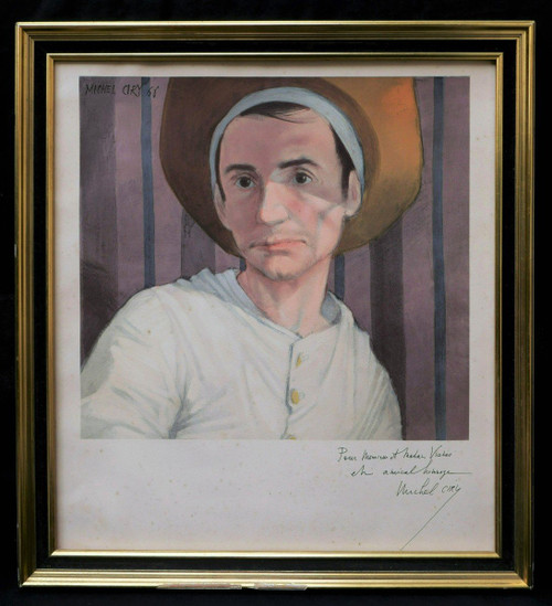 Michel CIRY, Autoportrait au chapeau