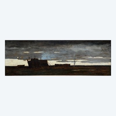 Edouard Daliphard (1833-1877) – Dämmerung, 1864