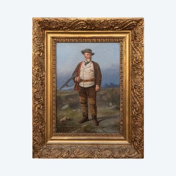  Signature à déchiffrer - Aristocrate à la chasse