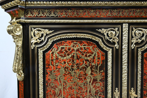 Buffet Intarsiato “Boule”, Epoca Napoleone III – Metà XIX Secolo