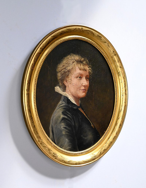 Important Tableau à l’Huile, Ecole du XIXe – Milieu XIXe