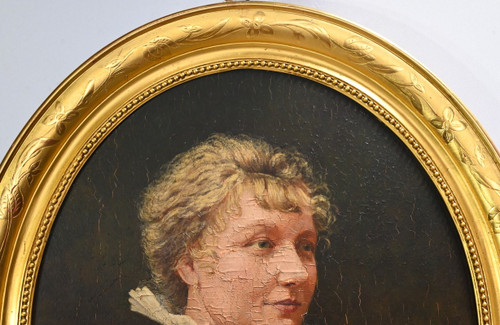 Important Tableau à l’Huile, Ecole du XIXe – Milieu XIXe