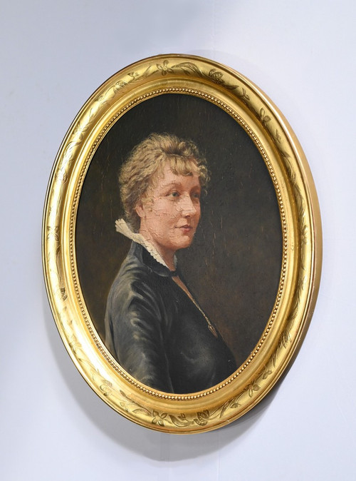 Important Tableau à l’Huile, Ecole du XIXe – Milieu XIXe