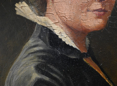 Important Tableau à l’Huile, Ecole du XIXe – Milieu XIXe
