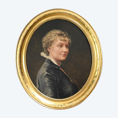 Important Tableau à l’Huile, Ecole du XIXe – Milieu XIXe