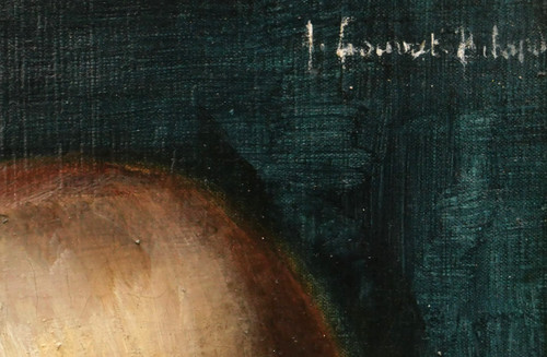Augustine LOUVAT-BIBARD, Kleines blondes Mädchen im Profil