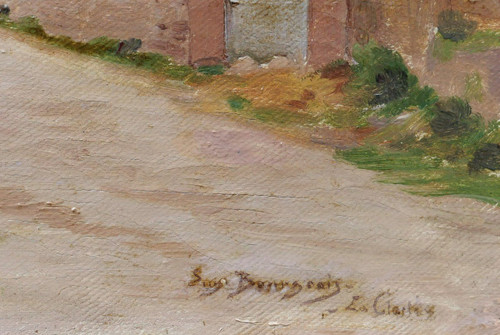 Eugène Victor BOURGEOIS, Landschaft bei La Clarté