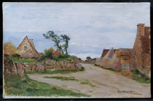 Eugène Victor BOURGEOIS, Landschaft bei La Clarté