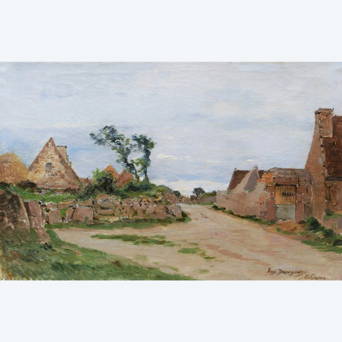 Eugène Victor BOURGEOIS, Landschaft bei La Clarté