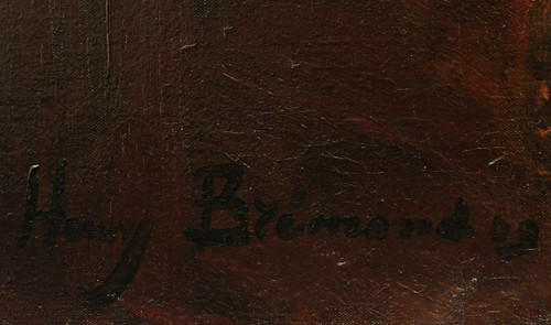 Henry BRÉMOND, Porträt eines sitzenden Mannes (GROSSES FORMAT)