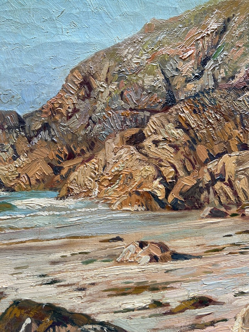 Prosper Henri Wirth (1869-1947) - Costa Bretonne, 1912