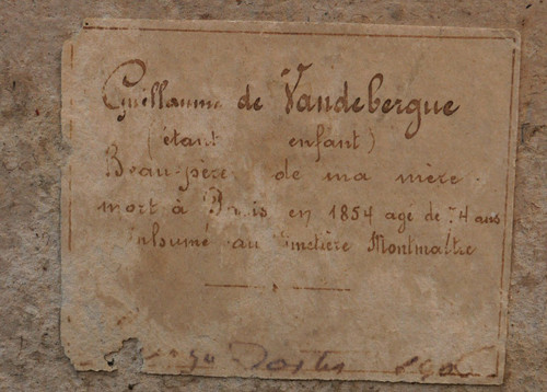 FRENCH SCHOOL circa 1770-1780, Portrait of Guillaume de VANDEBERGUE as a child