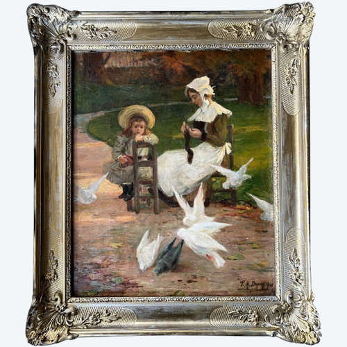Paul-michel Dupuy (1869-1949) - Nel parco, 1901