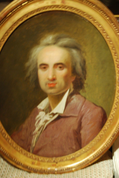 Danloux Follower Of, Portrait Of A Man Late Eighteenth Century