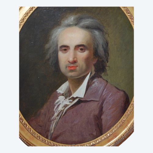 Danloux Follower Of, Portrait Of A Man Late Eighteenth Century