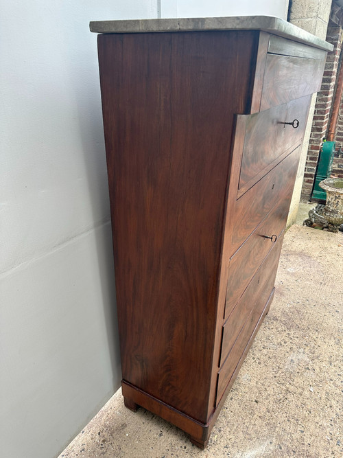 CHIFFONIER IN MOGANO RESTAURO PERIODO
