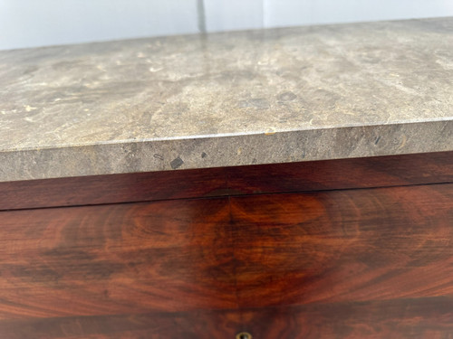 CHIFFONIER IN MOGANO RESTAURO PERIODO