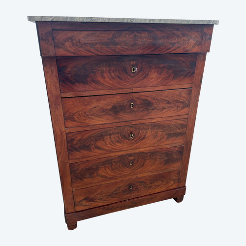 CHIFFONIER IN MOGANO RESTAURO PERIODO