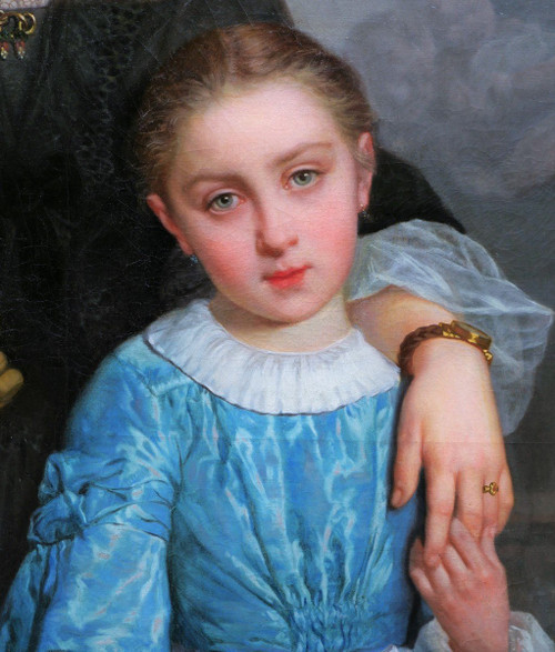Louis Frédéric SCHÜTZENBERGER, Ritratto di famiglia (FORMATO MOLTO GRANDE)