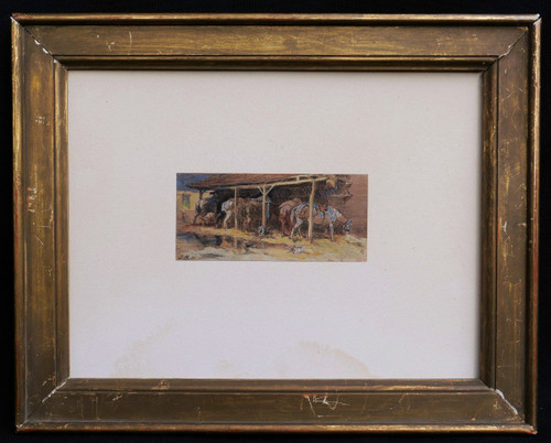 Jules HÉREAU, Chevaux à l'écurie