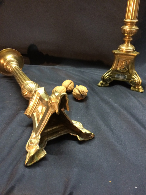 pair of small candlesticks
