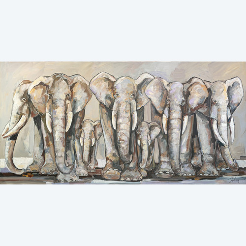 Famille d'éléphants