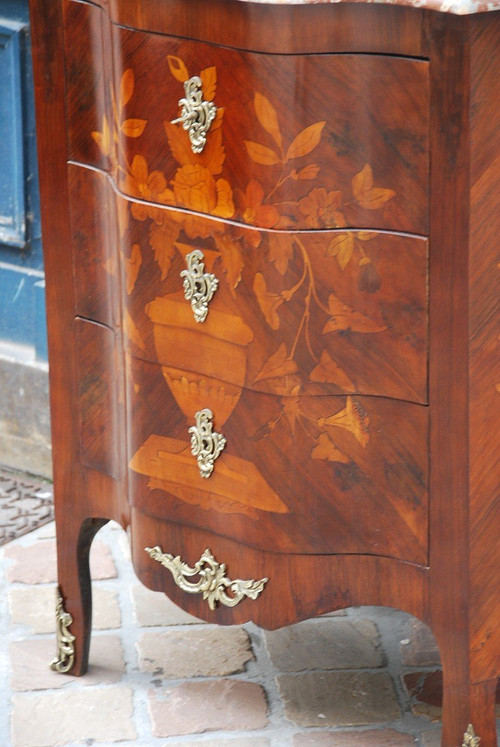 Commode En Marqueterie De Fleurs Hollande