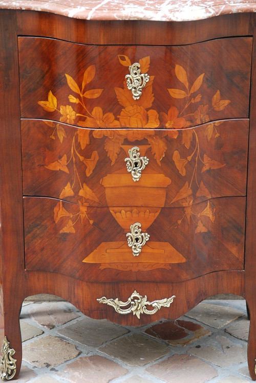 Commode En Marqueterie De Fleurs Hollande