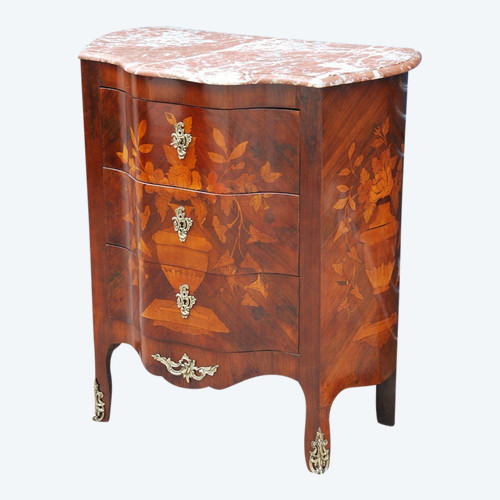 Commode En Marqueterie De Fleurs Hollande