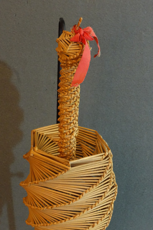 Rare Ombrelle de « Corn Dolly » XIXème