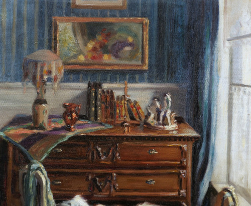 Édith VAUCAMS, Interno con cassettiera aperta