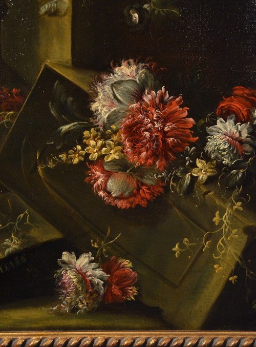 Pieter Casteels III -signiert- (Antwerpen 1684 - Richmond 1749), Blumenstillleben
